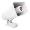 5 Core PA Horn 200W Loud Speaker 6 Inch Bull Horn Loud Audio 8Ohm All Weather Indoor Outdoor Use HW 405 WH