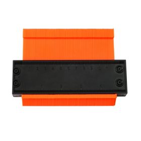 5 10 Inch Contour Gauge Template Plastic Measuring Contour Gauge Duplicator Tiles Edge Shaping Measure Ruler Measuring Tool (Option: Orange-6inch-Conventional)