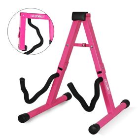 5 Core Guitar Stand A Shape Foam Arm Rubber Pad For Acoustic Electric Bass (Option: GSSBPNK1PC)