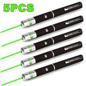 5 PCS Small Laser Pointer Pen 532nm Green Light Visible Beam 1mW For Conference Presentation-Logistics Only For USPS.TK Or TMEU Only For Self-pic (Option: Defaulttitle)