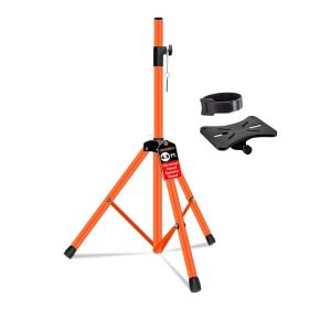 5 Core Speaker Stand Adjustable 31 To 54" PA DJ Tripod Stands Heavy Duty W 35mm Insert 132 Lbs (Option: SSHD1PK45FTORGWOB)