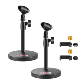5 Core Mic Stand 3 In 1 Desktop Microphone Stands Adjustable Table Microfono Holder W Phone Clamp - MS RBS BOOM (Option: 2pcs)
