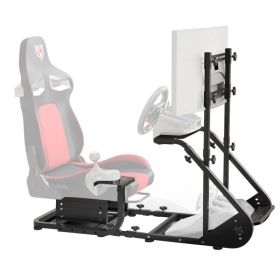 Enhanced And Stable Racing Wheel Cockpit, Compatible With Fanatec, PXN, Thrustmaster, And Logitech Adjustable Driving Simulators, Excluding Handb (Option: Defaulttitle)